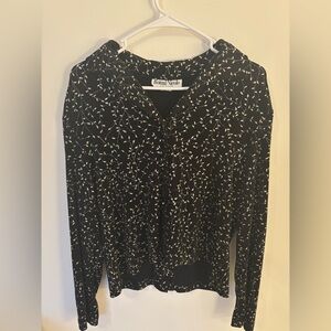 Ronni Nicole Black and White Patterned Jacket